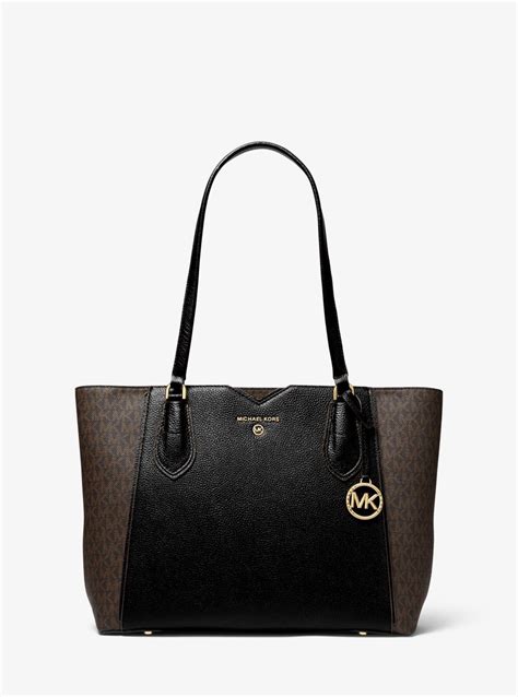 michael kors mae medium tote bag|Michael Kors medium saffiano bag.